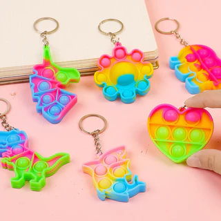 🔥พร้อมส่ง ป๊อปอิท พวงกุญแจป๊อบอิท น่ารัก ห้อยกระเป๋า ห้อยกุญแจ พวงกุญแจซิลิโคน pop it