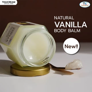 Thaicream บาล์ม วานิลา บาล์มอโรม่า วนิลา ทาเท้า นวดตัว นวดเท้า NATURAL VANILLA BODY BALM thai cream