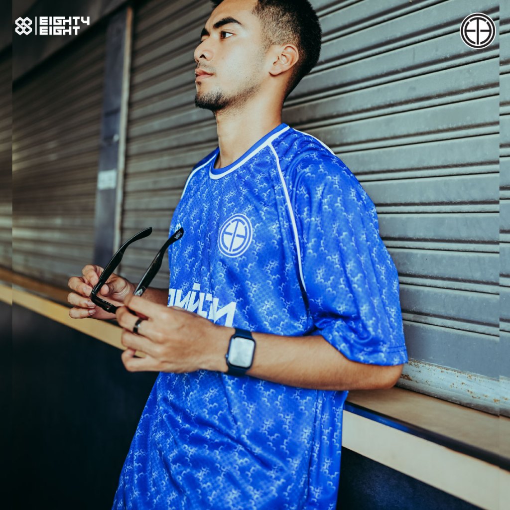 EightyEight Sport เสื้อบอลวินเทจ โอเวอร์ไซส์ ทรงสตรีท เท่ด้วยเบอร์ใหญ่ด้านหลัง ราคา ถูกที่สุด ดีลบีเคเค แกลเลอรีภาพที่ 2