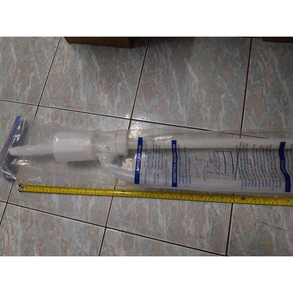 Dukshin Pumping สายดูดสายเคมี  แบบชัก สีขาว ใช้กับถัง 200 ลิตร Dukshin Pumping รุ่น TI-901S ผลิตจากประเทศเกาหลี แท้ 100% - รูปที่ 2