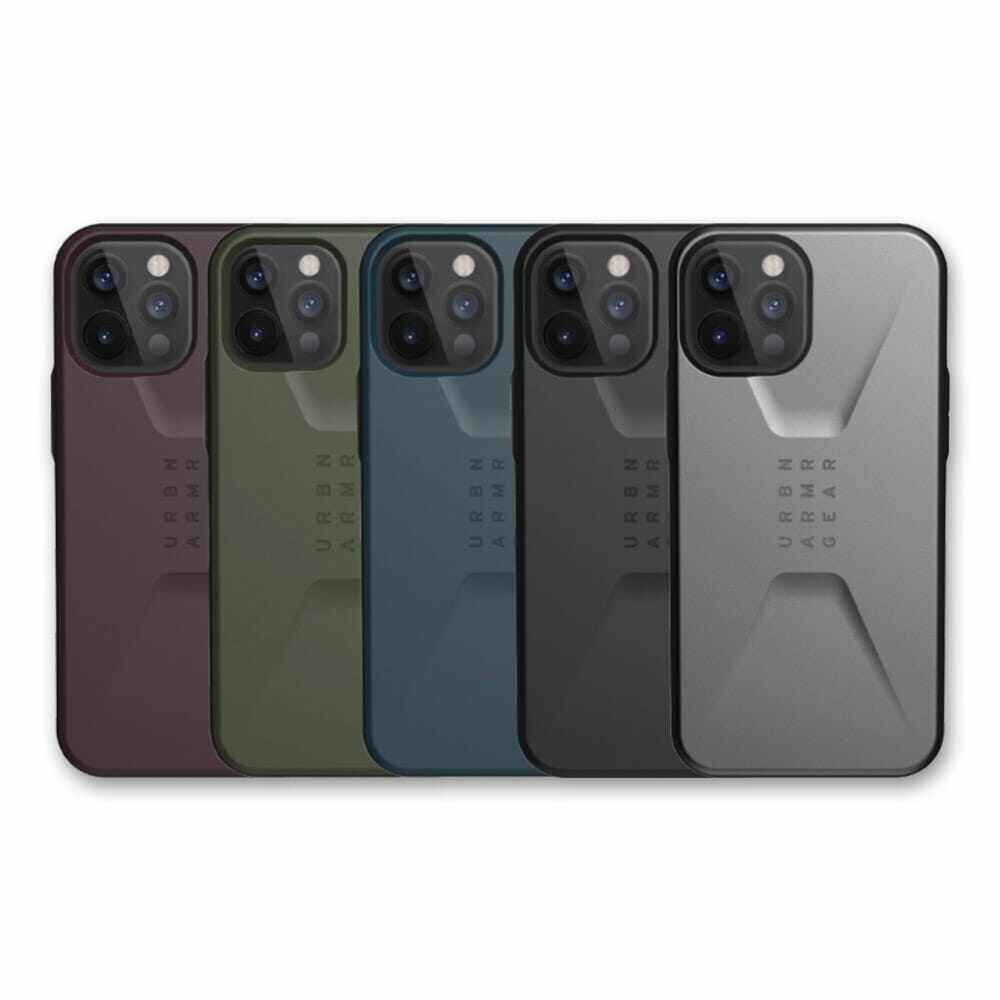 UAG Civilion iPhone 11 12 13 14 15 Pro Max 14 15 Plus 12/13 Mini เคสซิลิโคนฝาหลังสัมผัสนุ่ม UAG Civilian Case Back Cover