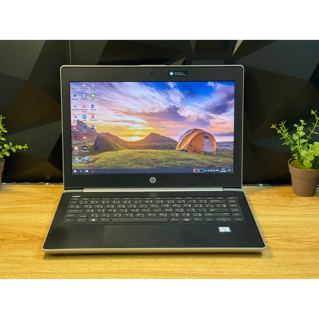 HP ProBook 430 G5 ✅ สเปก intel Core i5-7200U (gen7)  Ram 4 GB HDD 500 Gb  Wifi ทัสเม้าส์ แป้นพิมพ์ ลำโพง กล้อง ปกติ