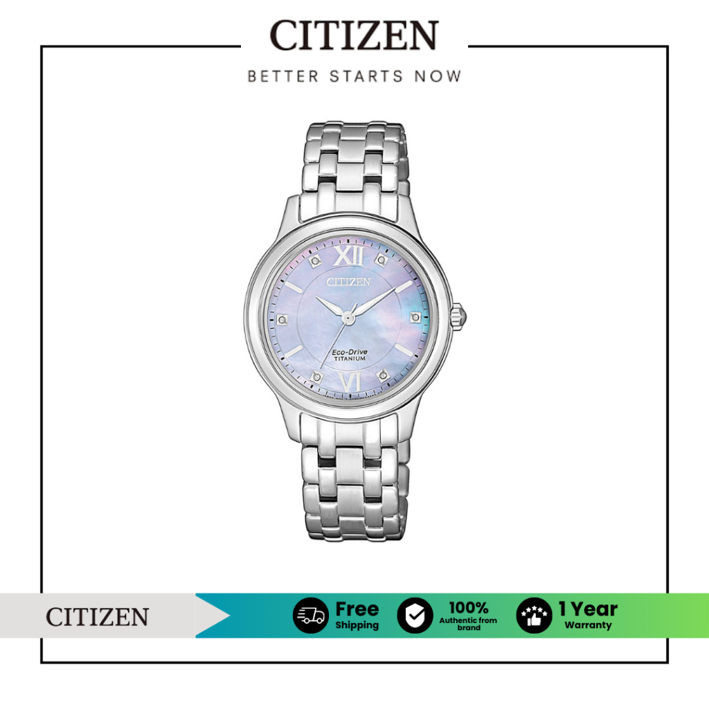 CITIZEN Eco-Drive EM0720-85Y Super-Titanium Lady Watch