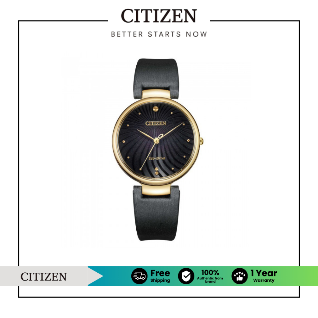 CITIZEN Eco-Drive EM0853-14H Lady Watch ( นาฬิกาผู้หญิงพลังงานแสง )