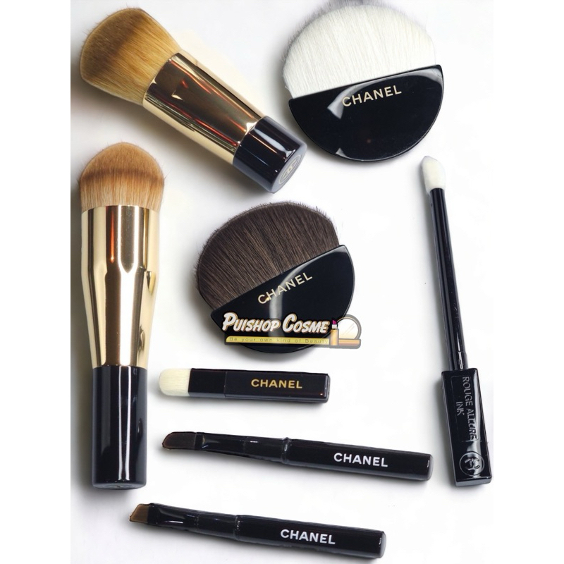 แท้ CHANEL Puff KABUKI Brush timt แปรงแต่งหน้า แปรงลิป พัฟแต่งหน้า พัฟแป้งฝุ่น น้ำหอม ชาเนล