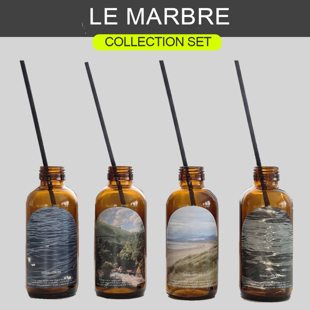 Frank - Scenery Collection  Black  เซ็ทก้านหอมสไตล์เกาหลี120ml. ใช้ได้ 2 เดือน แถมก้านไม้ฟรี