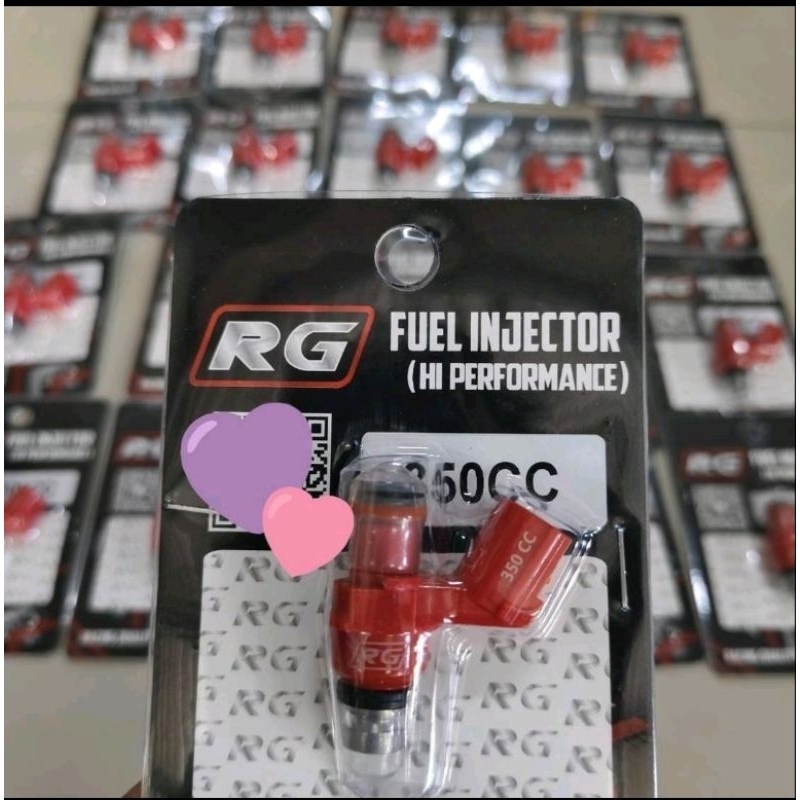 หัวฉีดRGแท้ หัวฉีดแต่ง สำหรับใส่น้ำมันแก๊ส95,E20,E85,M85 มีตั้งแต่130cc.-350cc.