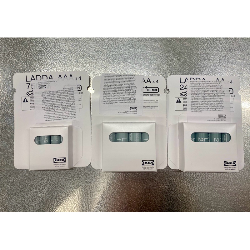 ถ่านชาร์จไฟ IKEA อีเกีย อิเกีย LADDA ลัดด้า แบตเตอรี่ชาร์จไฟได้ ถ่านชาร์จikea ถ่าน ถ่าน2A ที่ชาร์จแบ