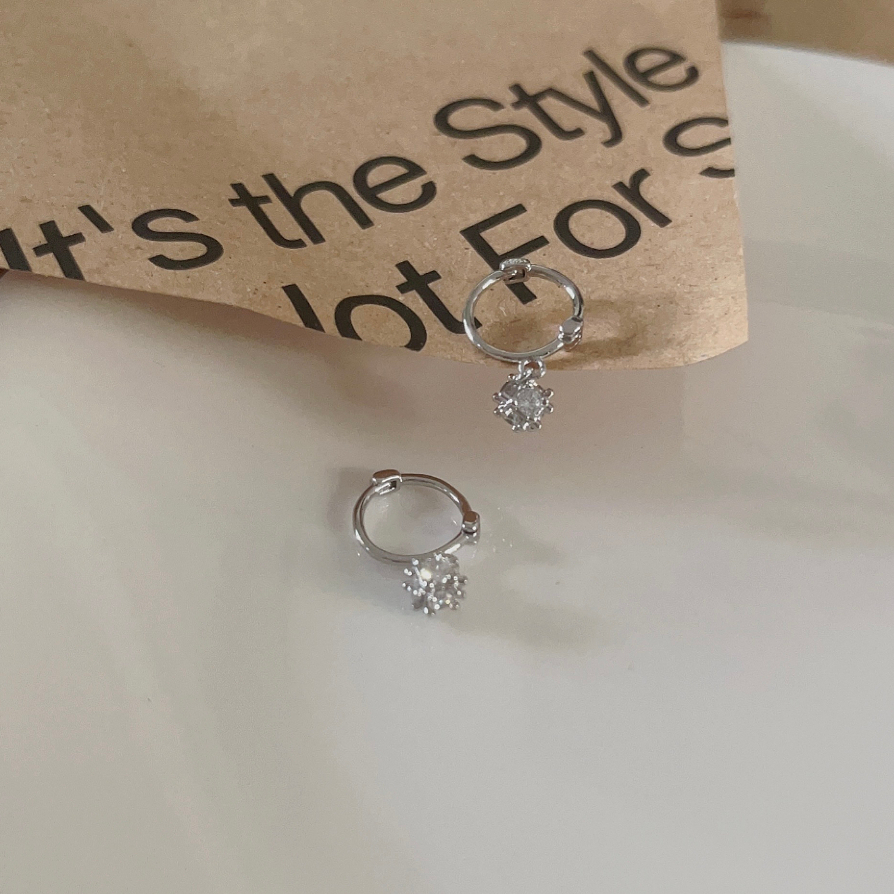 183-littlegirl gifts- Sparkling ball earrings s925 ราคา ถูกที่สุด ดีลบีเคเค แกลเลอรีภาพที่ 7