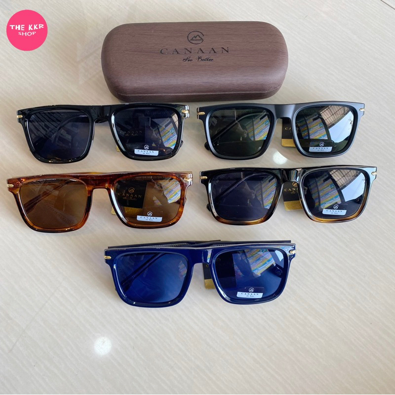 CANAAN แว่นกันแดดสไตล์วินเทจ S2802 ป้องกันแสงแดดจ้า ใส่ได้ทุกเพศทุกโอกาส