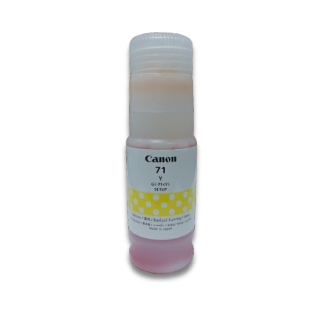 หมึก Canon GI-71 แท้ 💯%  BK C M Y สำหรับรุ่น G1020 / G2020 / G3020 / G1730 / G2730 / G3730 - รูปที่ 3