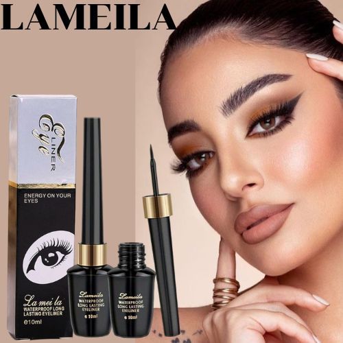 LAMEILA 760 EYELINER WATERPROOF & LONG LASTING อายไลเนอร์กันน้ำที่ทนทาน เส้นเรียบ วาดการแต่งตาที่น่าดึงดูด ทรงปากกา