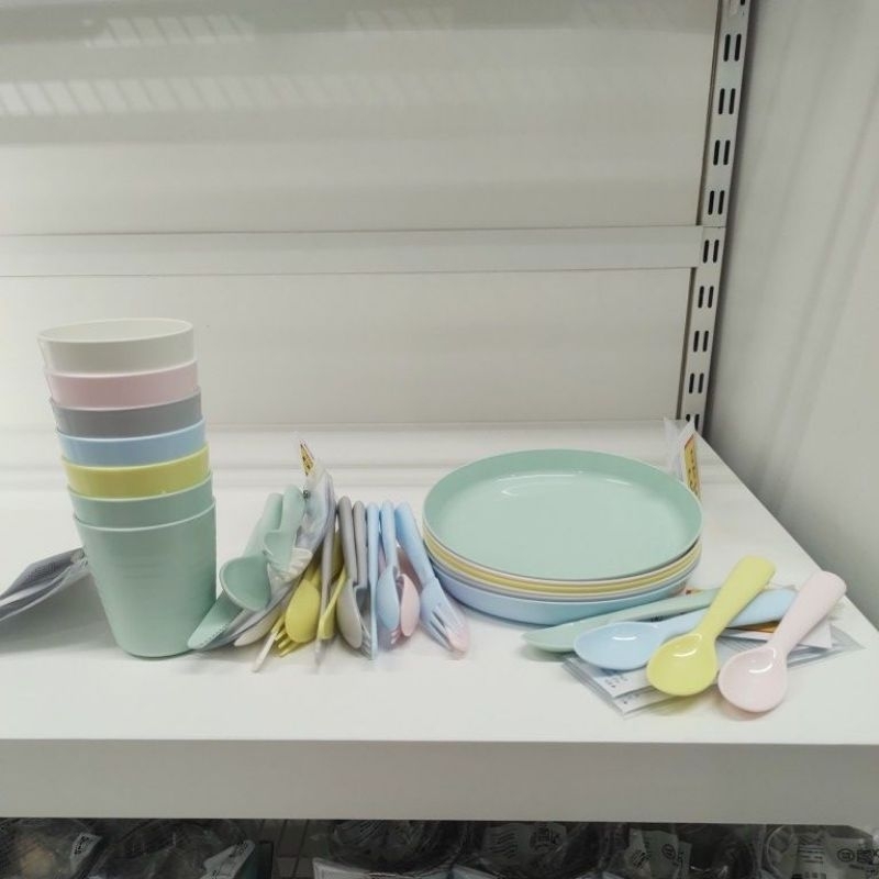 IKEA,ช้อนเด็ก,KALAS,คาลอส,ช้อนสีพาสเทล,อิเกีย,อีเกีย, ikea,จาน แก้วมัค แก้วน้ำ ชุดช้อนส้อมมีด ถ้วย - รูปที่ 4