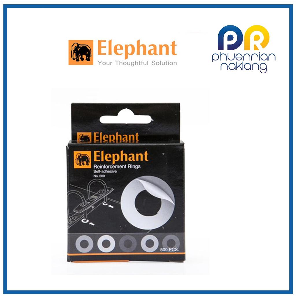 ตาไก่สติ๊กเกอร์ ตราช้าง (กล่อง 500 ดวง)