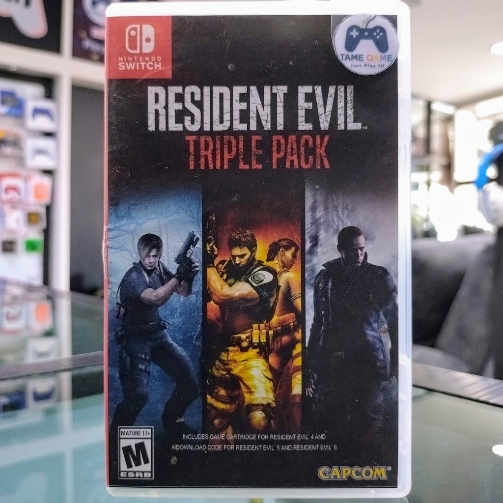 (ภาษาอังกฤษ) มือ2 Resident Evil 4 from Resident Evil Triple Pack เกม Nintendo Switch มือสอง