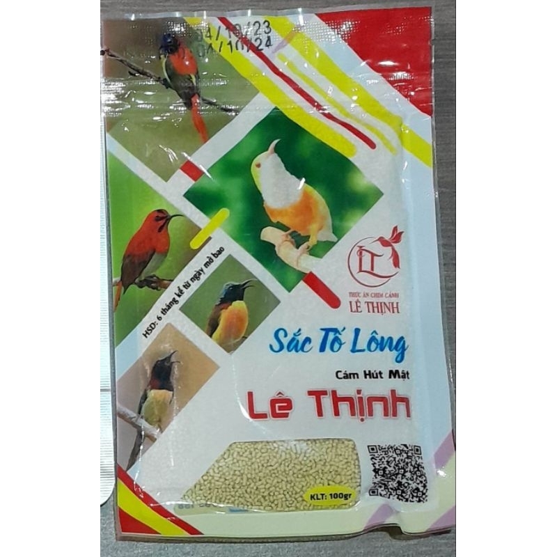อาหารนกกินปลี Lethinh เกรดพรีเมี่ยม สูตรกระตุ้นเม็ดสี