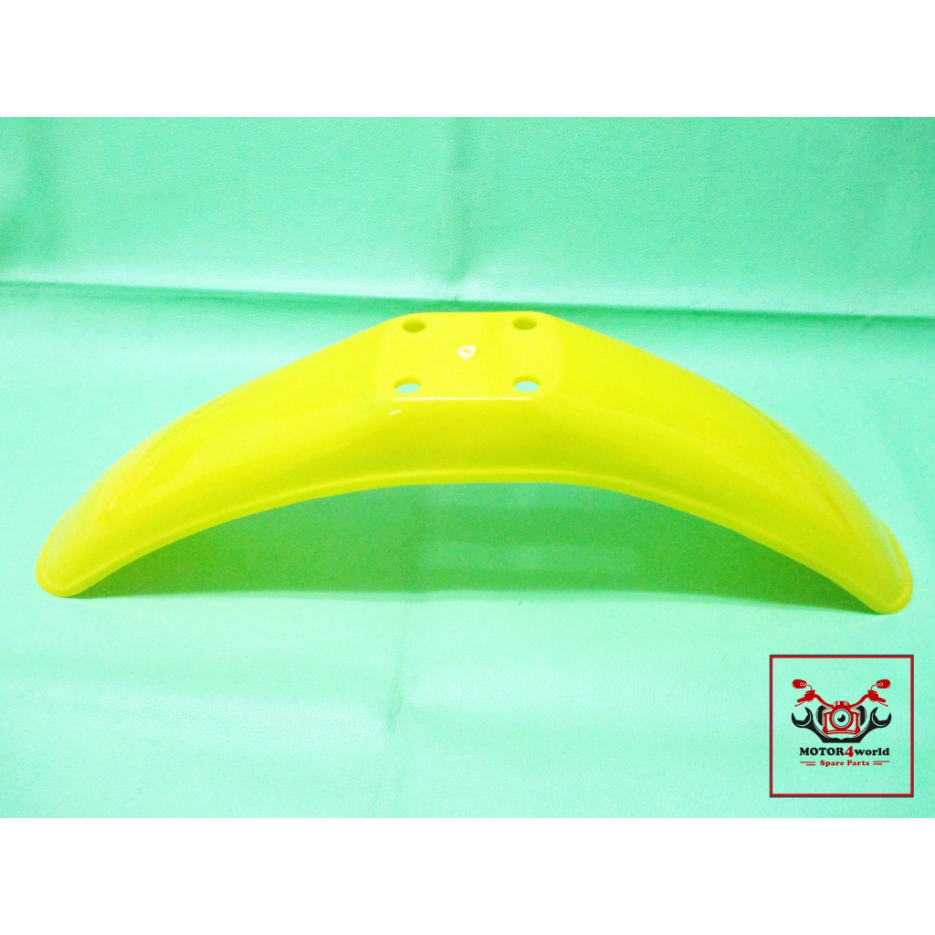 YAMAHA DT100 DT125 DT175 DT250 DT400 -- FRONT FENDER "YELLOW" // บังโคลนหน้า สีเหลือง