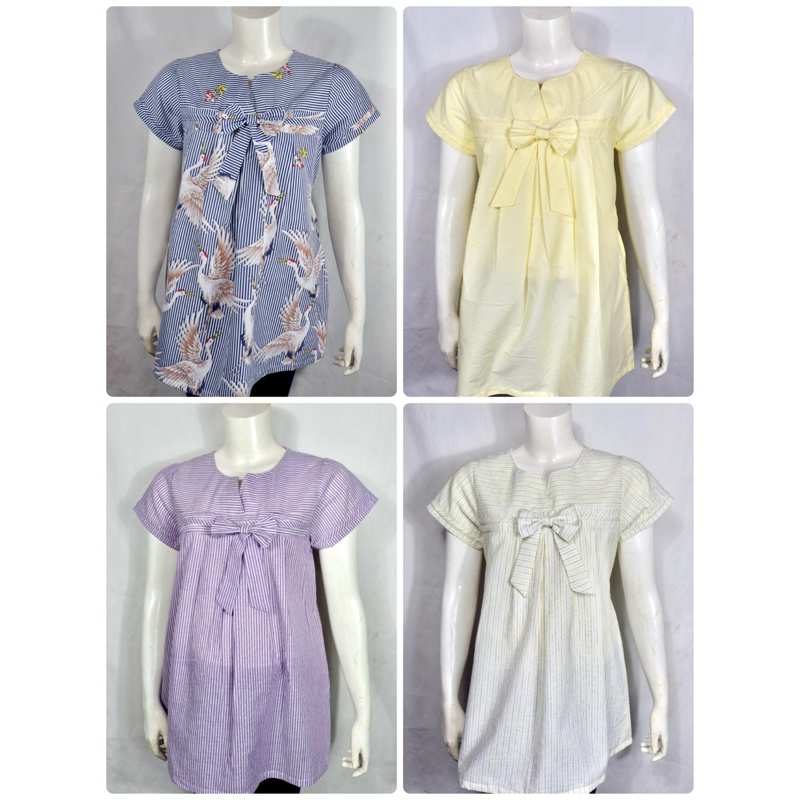 เสื้อคลุมท้อง อกไม่เกิน 40 นิ้ว แบบสวมหัว แขนสั้น