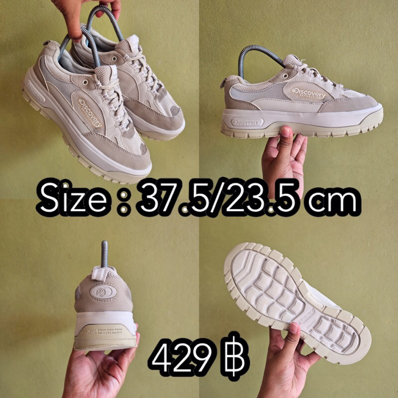 Discovery 👟 Size : 37 รองเท้ามือสอง ของแท้ 💯 งานคัด งานสวย สภาพดี