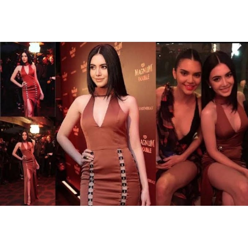 Vatanika Maxi dress ป้ายมงกุฎ ไซส์ s m สีดำ