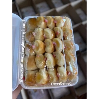 ขนมปังแลบลิ้นครูต้อยเบเกอรี่ 50ชิ้น (บรรจุกล่องโฟม)