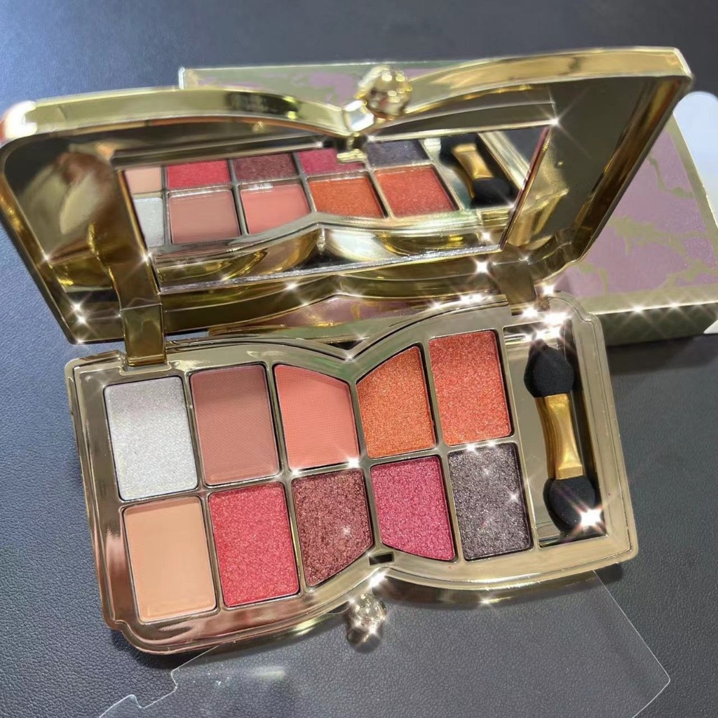 Lameila Makeup ( ตลับสีทอง ) พาเลทอายแชโดว์ 10 สี อายแชโดว์ ติดทนนาน กันน้ำ กันเหงื่อ แต่งหน้าสีสวย มี 3 เบอร์ค่ะ