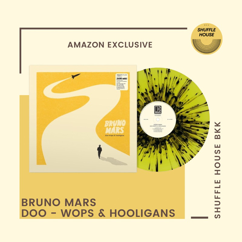 (พร้อมส่ง_จัดส่งฟรี) Bruno Mars Doo-Wops &amp; Hooligans Vinyl แผ่นเสียง/แผ่นไวนิล/แผ่นใหม่ซีล