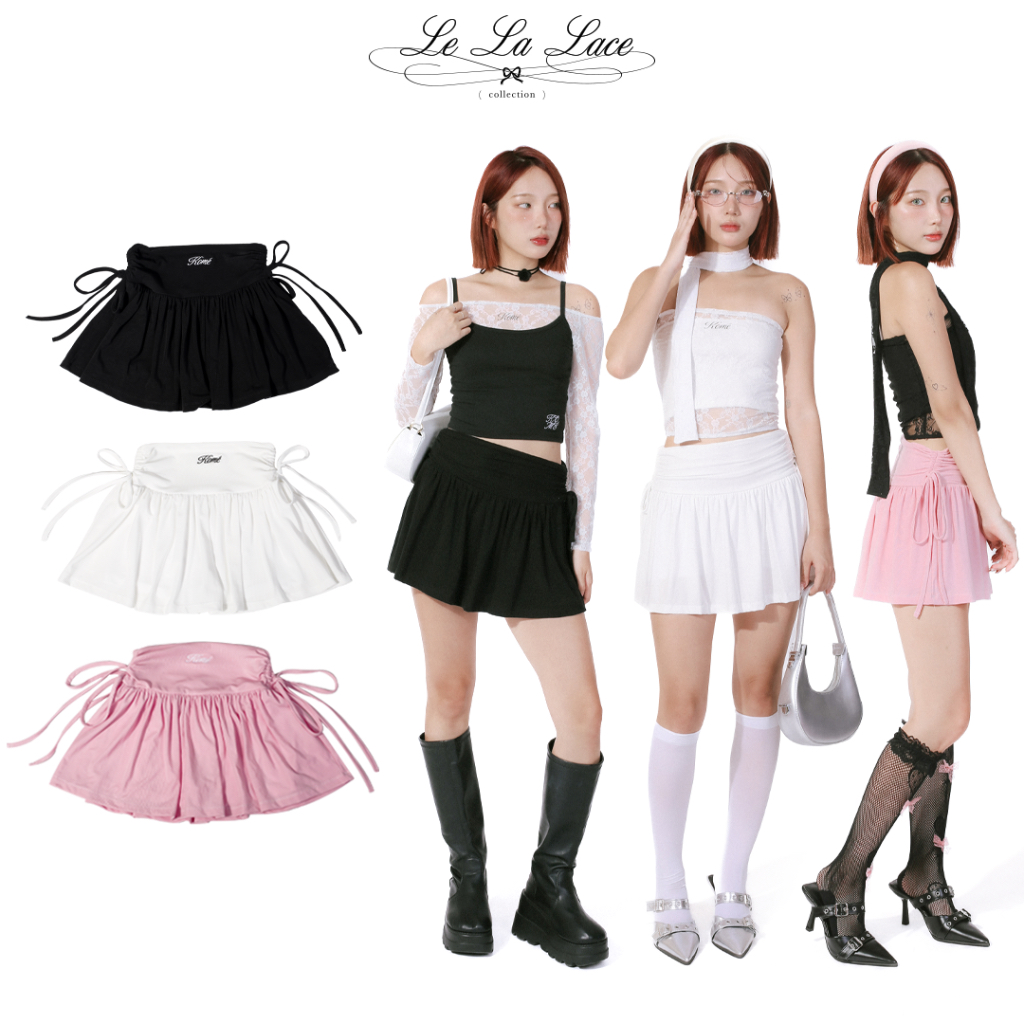 kome.offi กระโปรงสั้นผ้ายืด รุ่น julia skirt