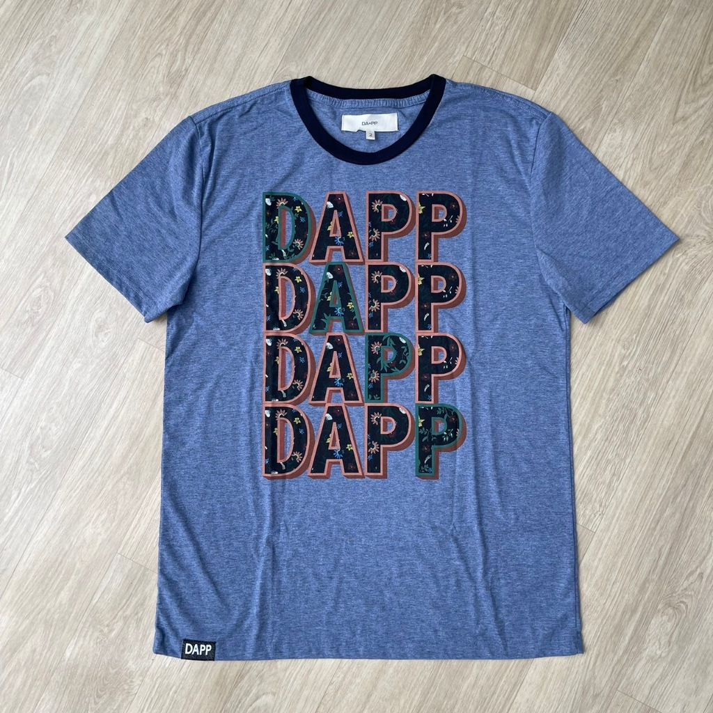 Dapper เสื้อยืดคอกลมแขนสั้นชาย Dapper DA+PP -ของแท้ 100000%