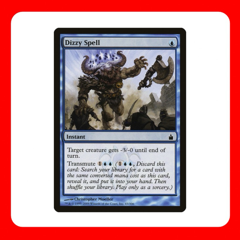 [MTG] Dizzy Spell [RAV] [BLUE] [COMMON] [NORMAL] [ENG] (การ์ดเมจิค / Magic the Gathering)