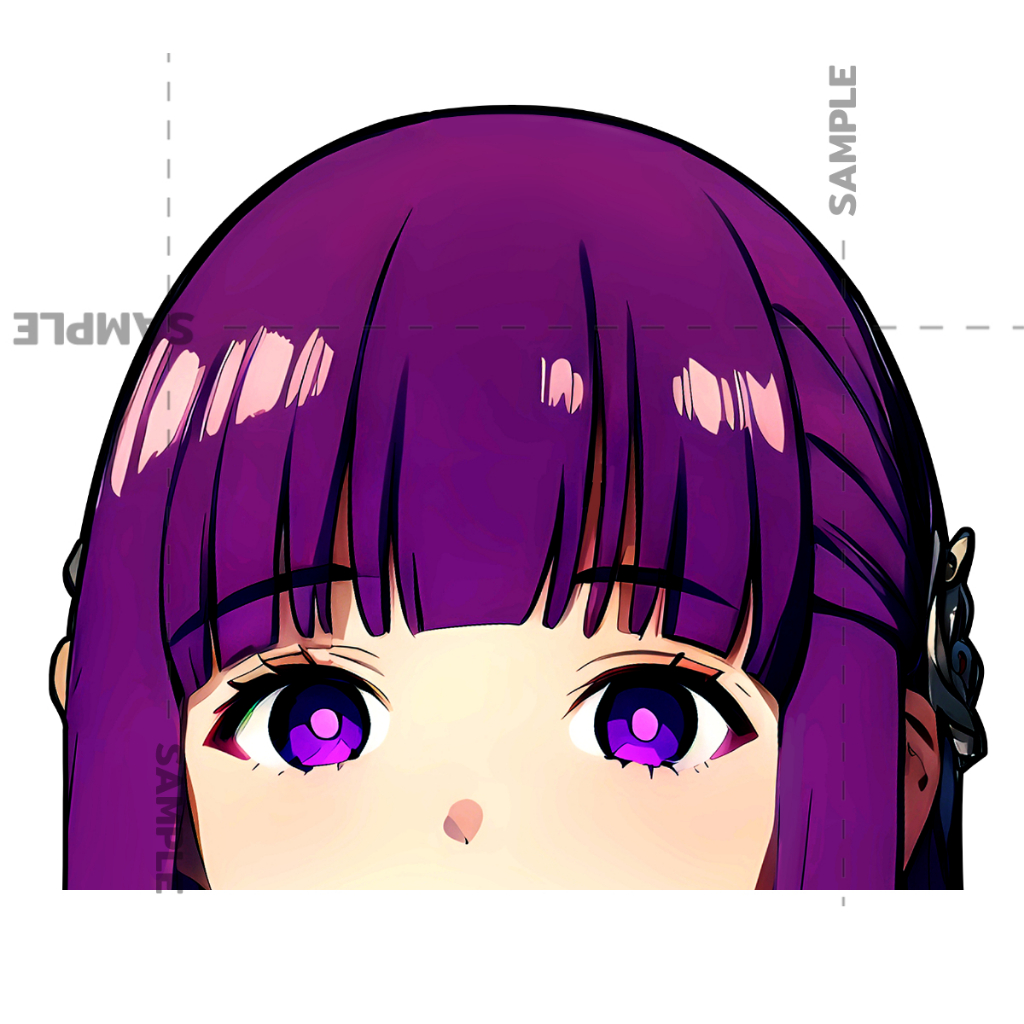 Fern peeker อนิเมะ สติกเกอร์ 2 แผ่น Frieren Anime Stickers อนิเมะสติ๊กเกอร์ คําอธิษฐานในวันที่จากลา