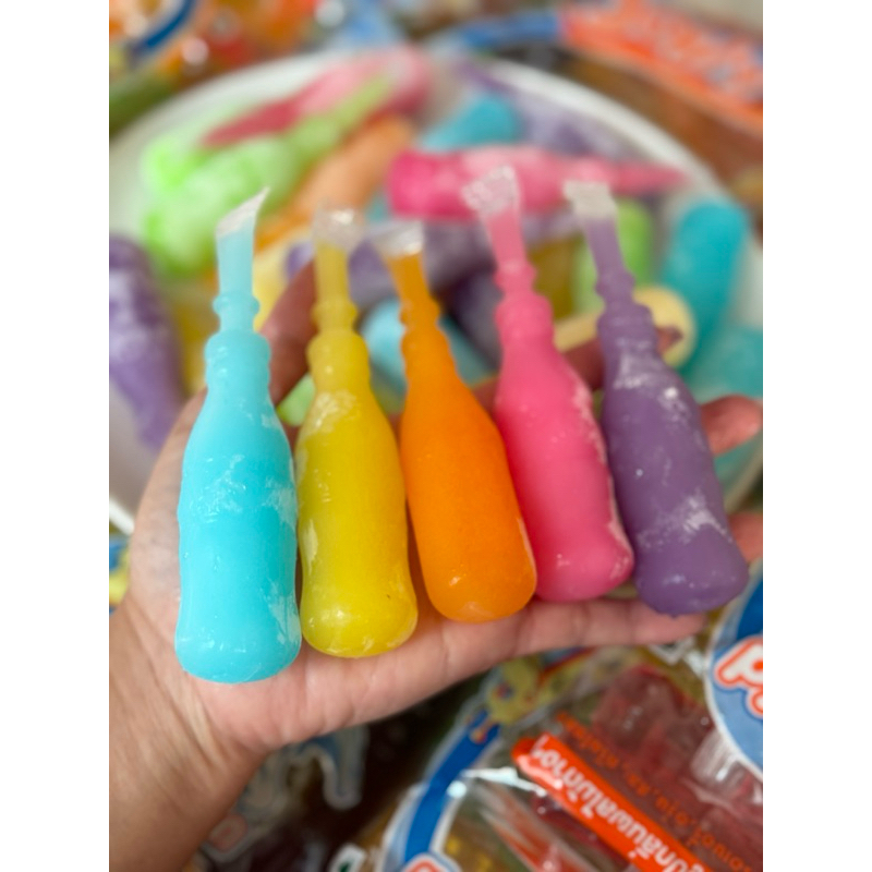 หวานเย็น(ตัวดูด)น้ำหวานกลิ่นผลไม้ 1ถุงมี30ชิ้น แช่ช่องฟรีสทานเพลินดับร้อน