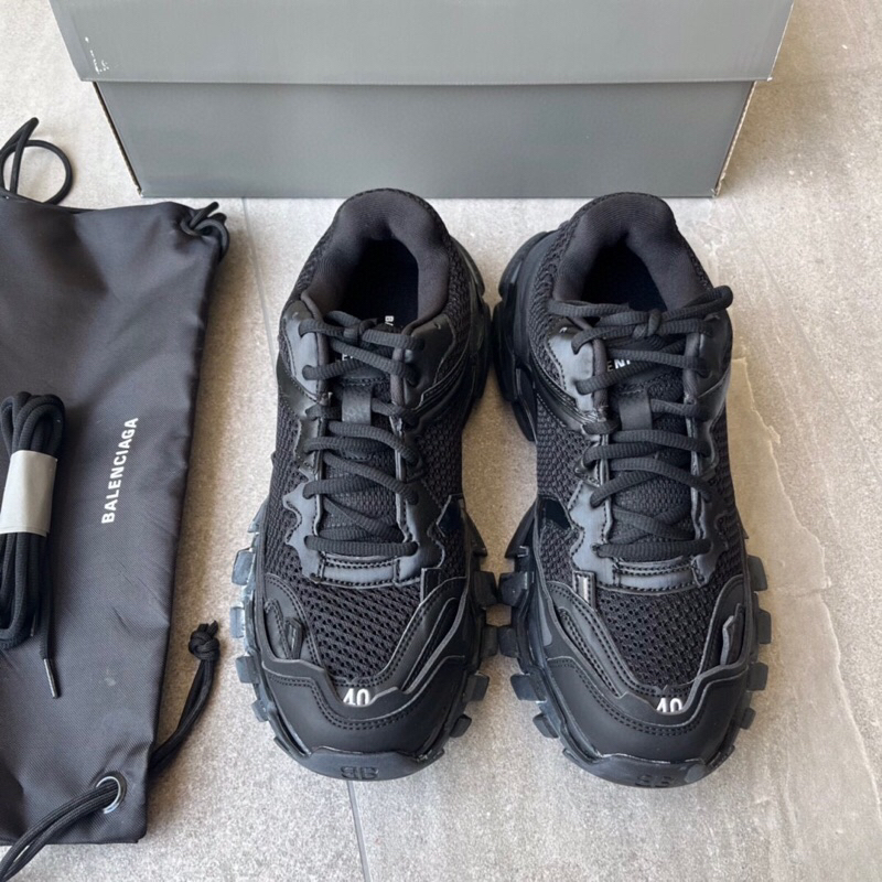 พรี​ ราคา4800 Balenciaga Sneaker Tess s.Gomma MAILLE WHITE/ORANGE canvas รองเท้าผู้ชาย รองเท้ากีฬา size39-46cm