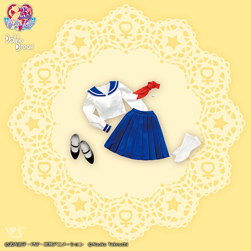 เซเลอร์มูนชุดตุ๊กตา Sailor Moon Sailor Venus Dollfie Dream Uniform