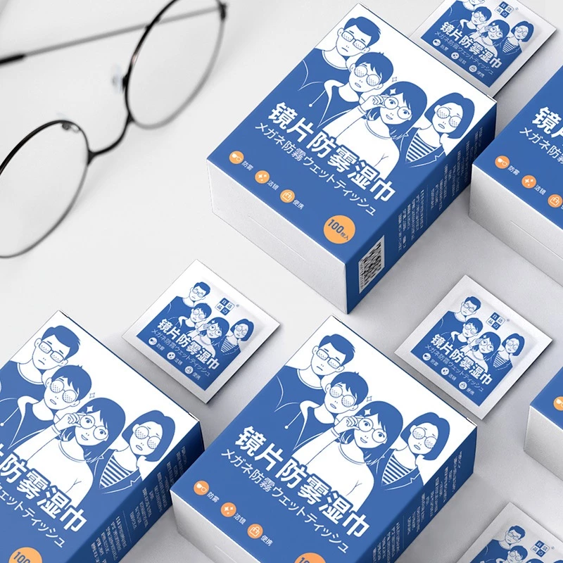 แผ่นเช็ดแว่นตา 100แผ่น กันฝ้า ผ้าเช็ดแว่น เลนส์ ที่เช็ดโทรศัพท์ เช็ดเลนส์กล้อ แห้งเร็ว ไม่ทิ้งรอยขีดข่วน