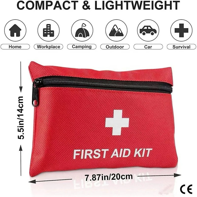 กระเป๋าพยาบาลพร้อมอุปกรณ์ ชุดปฐมพยาบาลแบบพกพา First aid kits ชุดนาสามัญประจำบ้าน ติดรถ กระเป๋าพยาบาลพกพาพร้อมอุปกรณ์ ราคา ถูกที่สุด ดีลบีเคเค แกลเลอรีภาพที่ 2