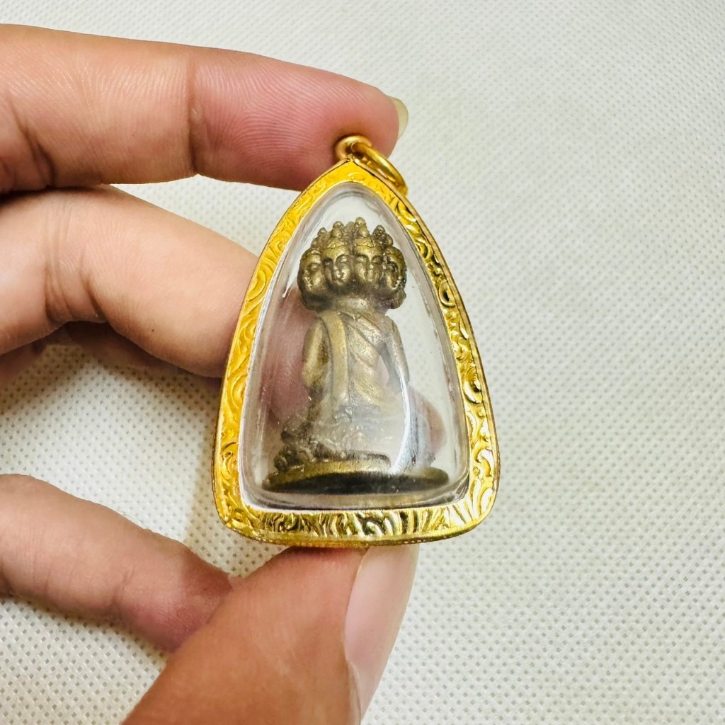 พระเศรษฐีนวโกฏิ ' วัดศาลาลอย จ.นครราชสีมา จี้พระเลี่ยมกรอบอย่างดี - รูปที่ 3