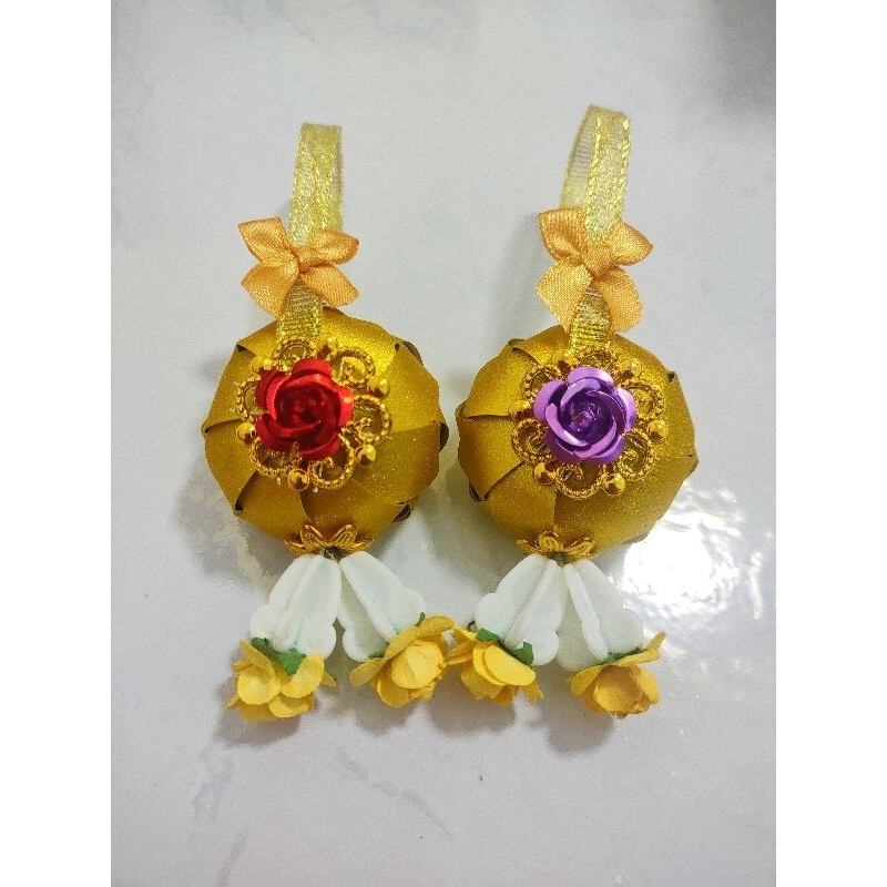 โปรยทานพวงมาลัยจิ๋วสีทอง(ตัวเปล่า)