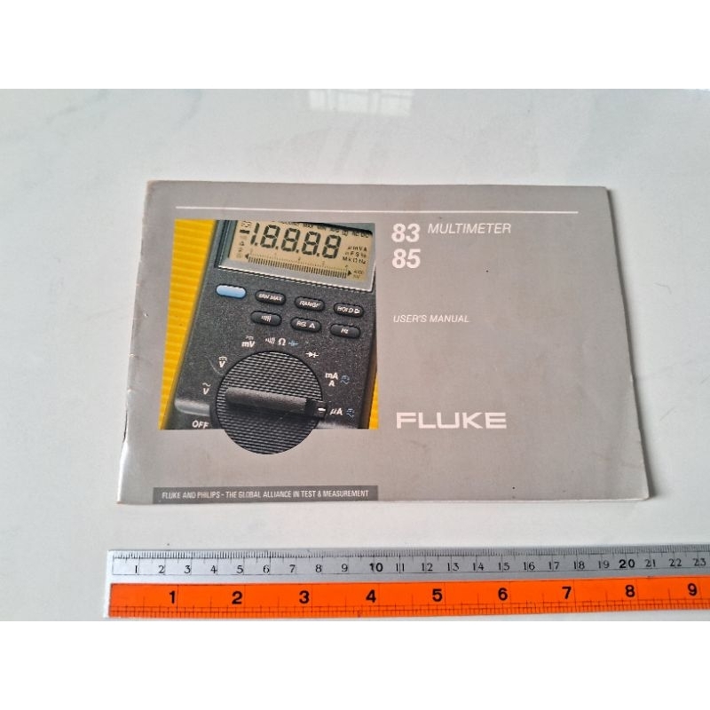หนังสือคู่มือ มิเตอร์ FLUKE 83,85
