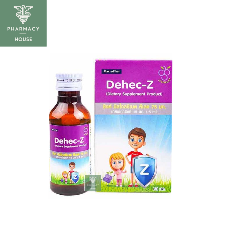 วิตามินเด็ก ดีเฮก-ซี Dehec-Z 60 ml.