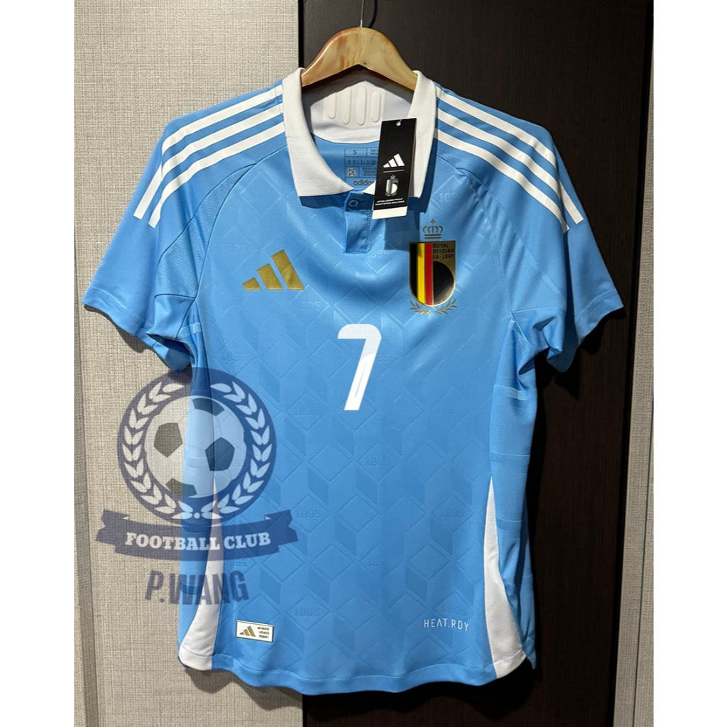 New !!! เสื้อฟุตบอลทีมชาติ เบลเยี่ยม Away เยือน ยูโร 2024 [ PLAYER ] เกรดนักเตะ สีฟ้า พร้อมชื่อเบอร์นักเตะในทีมครบทุกคน