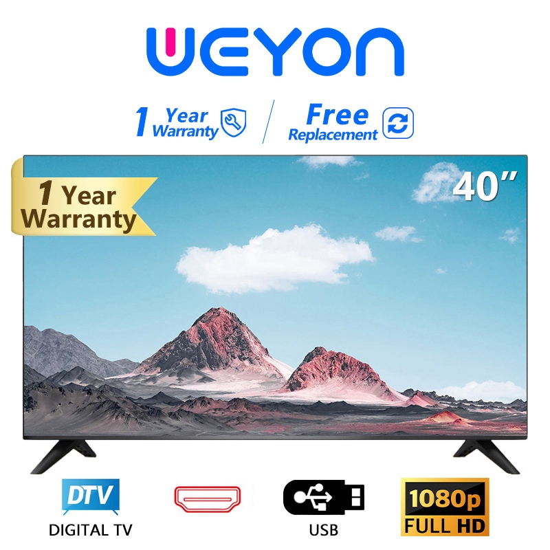 ทีวี WEYON LED TV 40/32/24/21/19/17นิ้ว