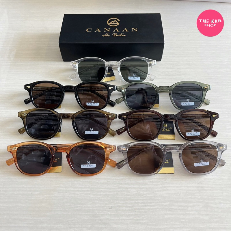 Canaan Sunglasses แว่นสไตล์วินเทจ S5454 ป้องกันแสงแดด ไม่ระคายเคือง ใส่ได้ทุกเพศ ทุกโอกาส