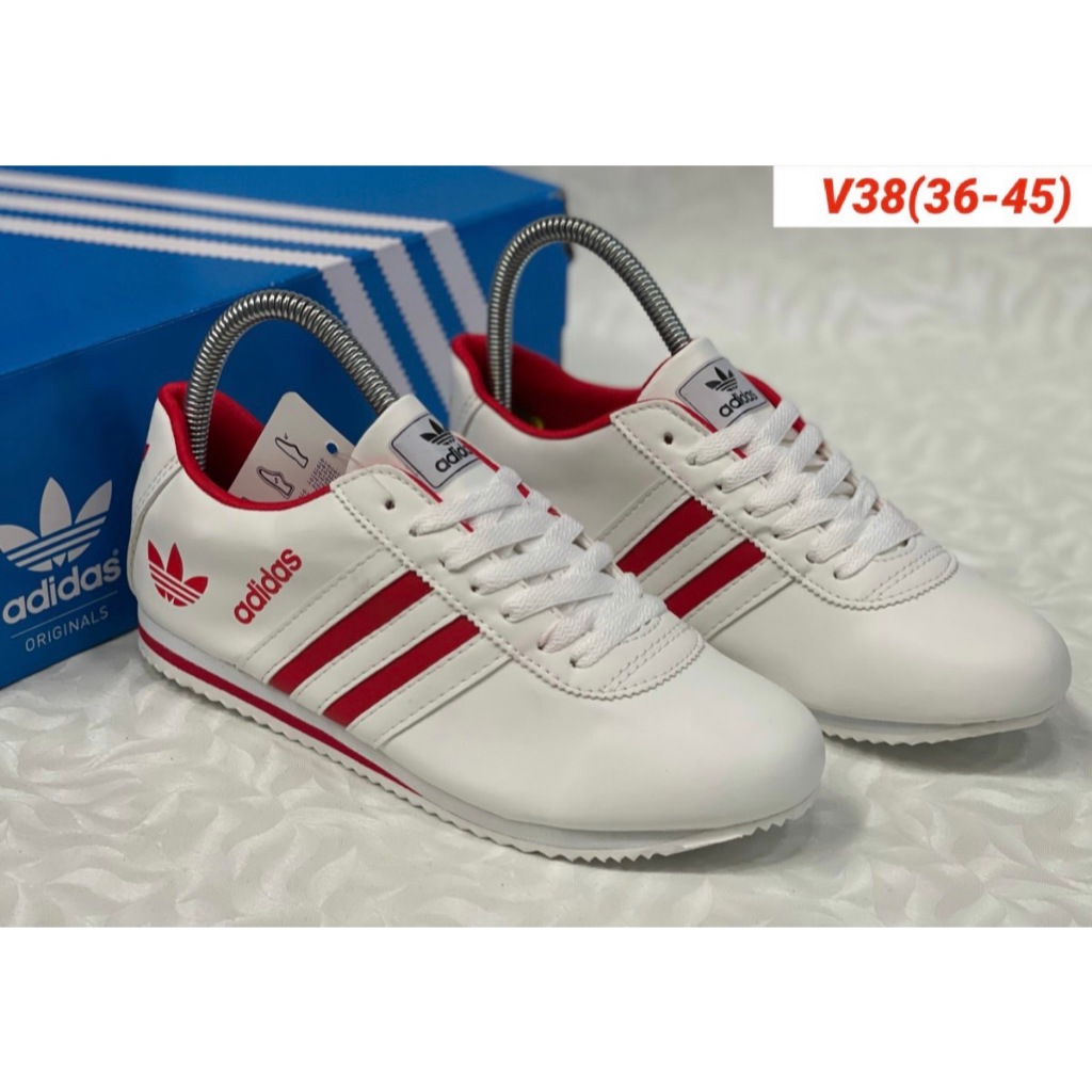 รองเท้าผ้าใบแฟชั่น หนังนิ่ม ใส่สบาย พื้นนุ่ม ทรงสวย ไซส์.36-45 มี 4 สี V38B013 - รูปที่ 5