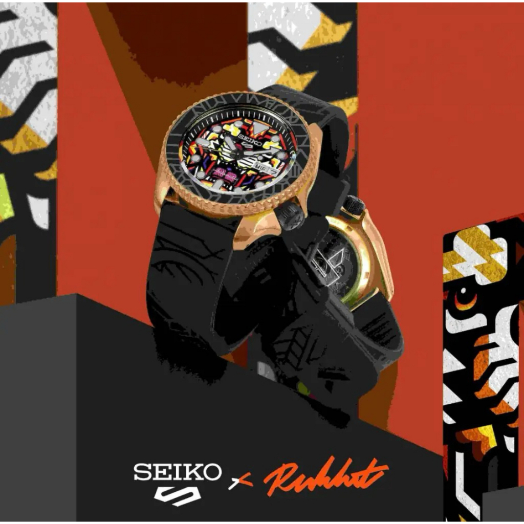 SEIKO RUKKIT “THE TIGER” LIMITED EDITION เลขรวมสุดมงคลเลข 9 แถมฟรีนาฬิกาแขวน Tiger สายแท้ 2 เส้น
