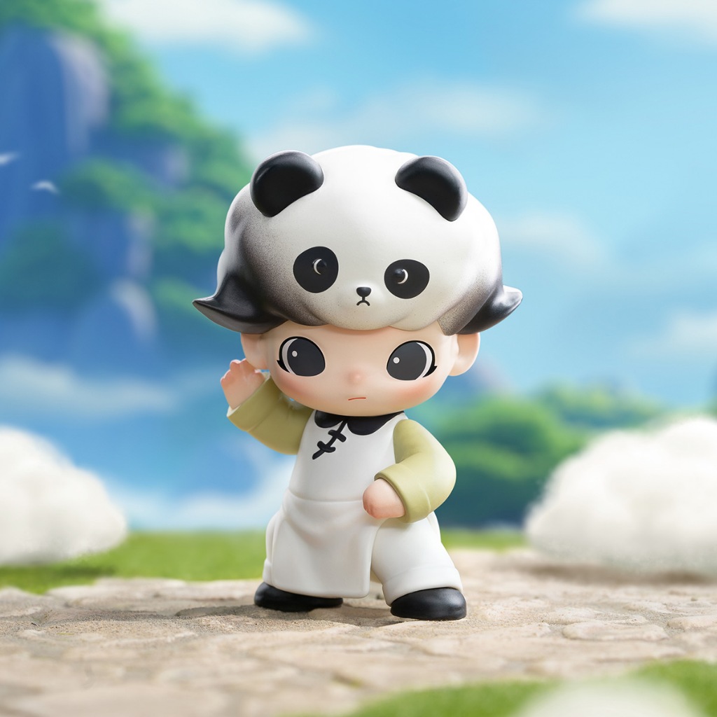 ( พร้อมส่ง เช็คการ์ด ไม่แกะตัว ) Popmart Dimoo Animal Kingdom  Taichi Panda