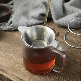 ตะแกรงกรองชาสแตนเลส ชงกาแฟ แบบละเอียด ขนาดเล็ก