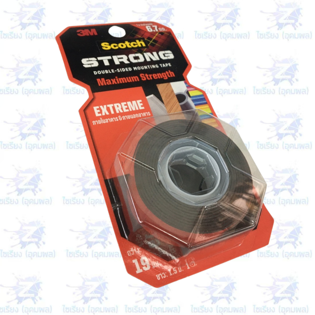 เทปกาวสองหน้า 3M Scotch Extreme Mounting Tape เทปกาวสองหน้าแรงยึดติดสูง จำนวน 1ม้วน #414