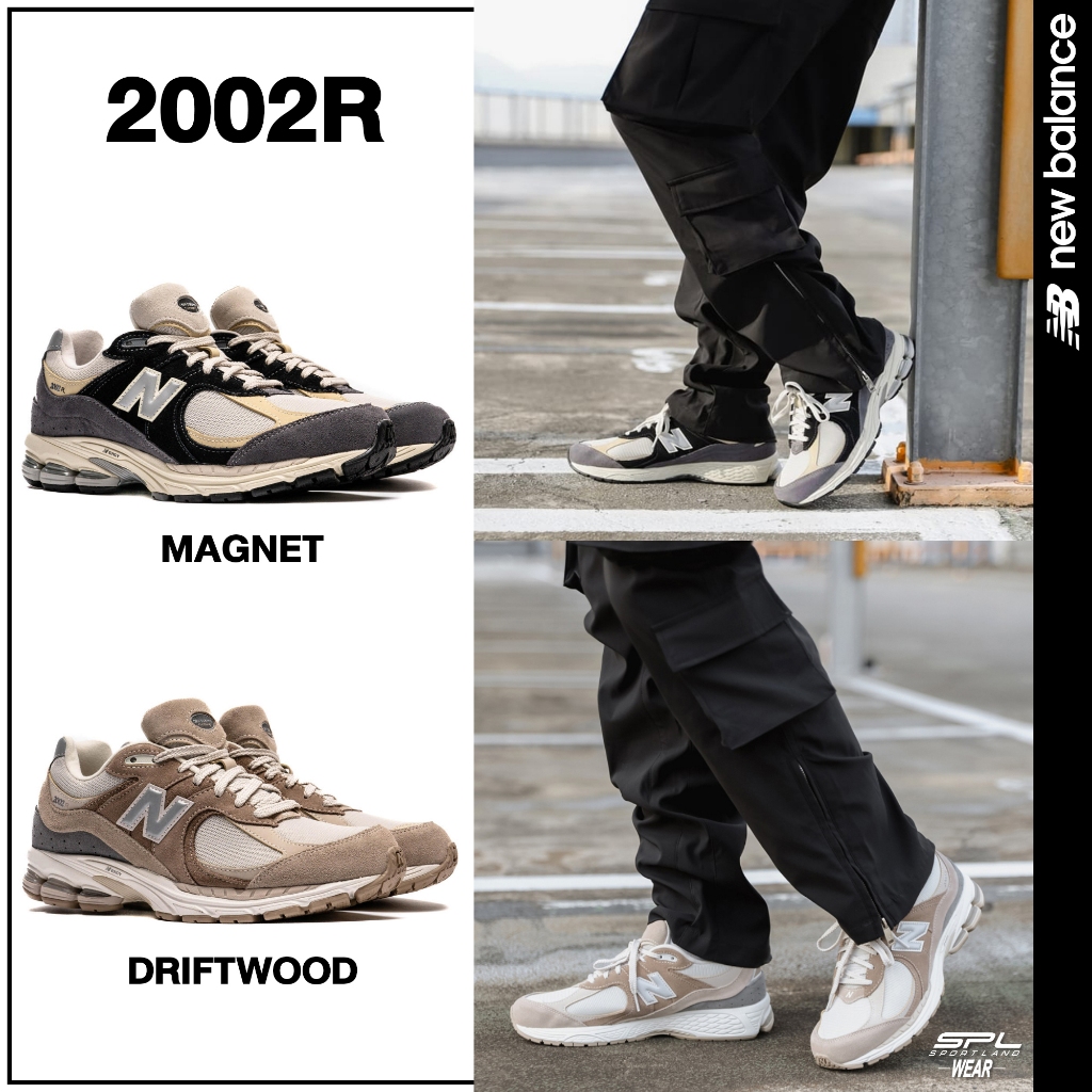 New Balance Collection รองเท้าผ้าใบ รองเท้าแฟชั่น NB ND M 2002R Magnet M2002RSH / Driftwood M2002RSI (5400)