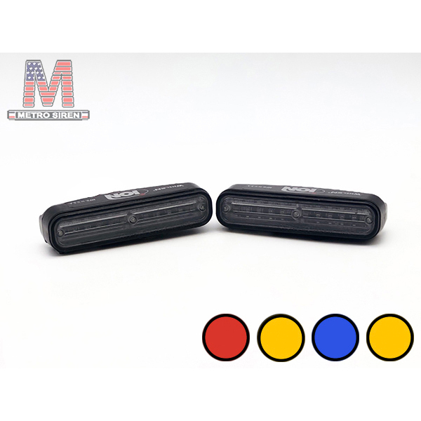 Whelen ION สีแดงเหลือง น้ำเงินเหลือง ดูโอ้ ไซเรน (มือสอง - คู่)